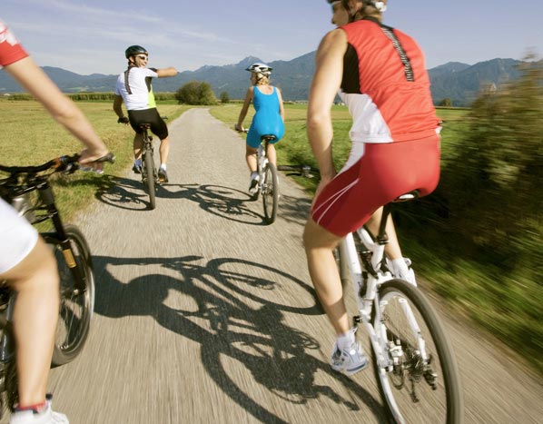 Englewood & Littleton Personal Injury Attorney Four Bicyclists Outdoors